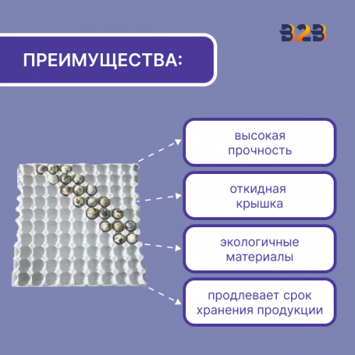 Упаковка для перепелиных яиц, 90 ячеек (картон)