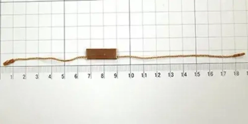 Биркодержатель микропломба с замком и прочной полимерной нитью