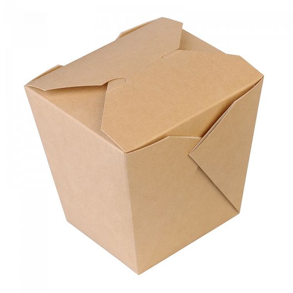 Контейнер крафт для лапши WOK 100x65x80 мм, 460 мл