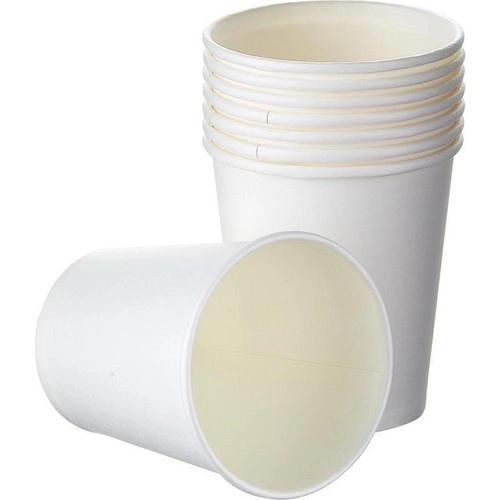 Двухслойный белый бумажный стакан с технологией ThermoCup 500 мл для кофейных напитков, коктейлей 90*62*157 мм