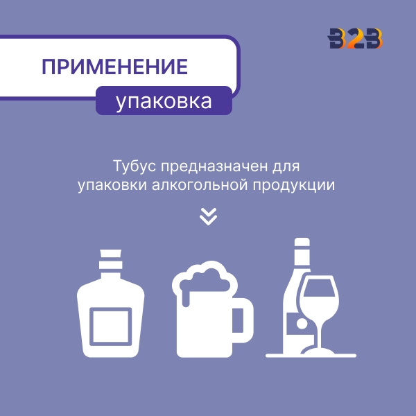 Тубус под бутылку Vinska, синий